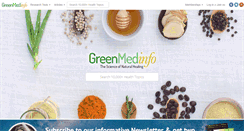 Desktop Screenshot of greenmedinfo.com