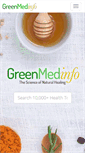 Mobile Screenshot of greenmedinfo.com